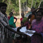 Distribution de semences à Chettikuppam