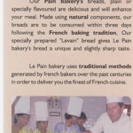En francés : Plaquette du pain