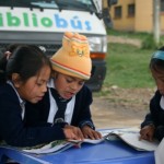 Temps de lecture organisé par le collège avec l'aide du Bibliobus