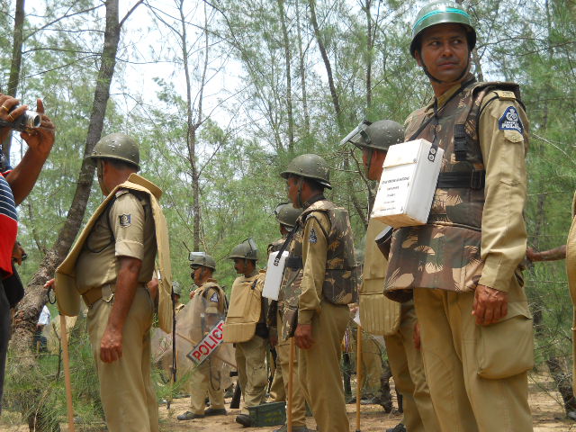 Indian policemen