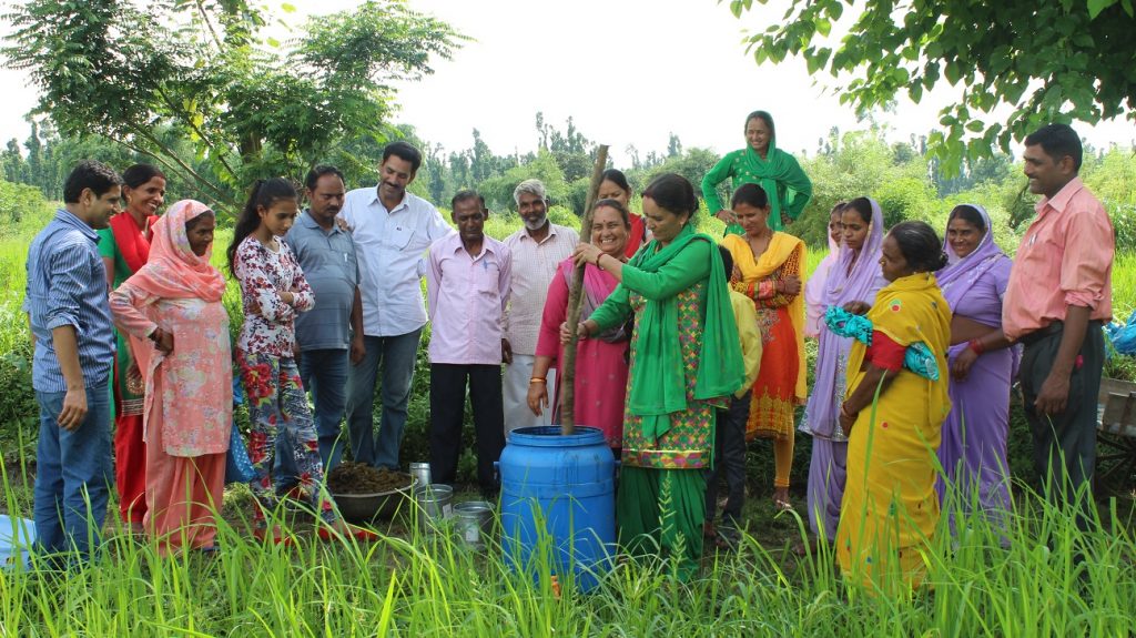 Jeeva mirit training at Navdanya red