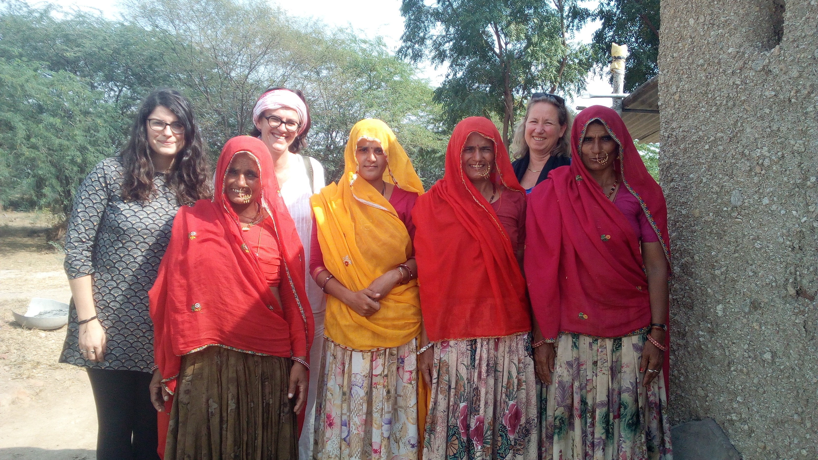 Marina Poiroux visite le projet Biofermes Inde - Rajasthan