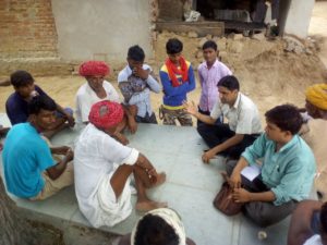 Farmers meeting, Parsotiya village, R.J.