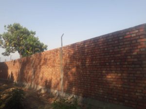 Wall making at Navdanya farm (2)