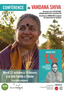 Affiche Conférence-Vandana-22-10