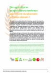 Note de sensibilisation - Enjeux installation transmission agricoles