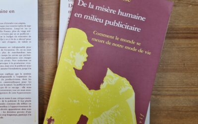 LIVRE : De la misère humaine en milieu publicitaire