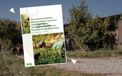 Publication – Favoriser l’installation de paysannes et paysans : une urgence et une opportunité pour la souveraineté alimentaire